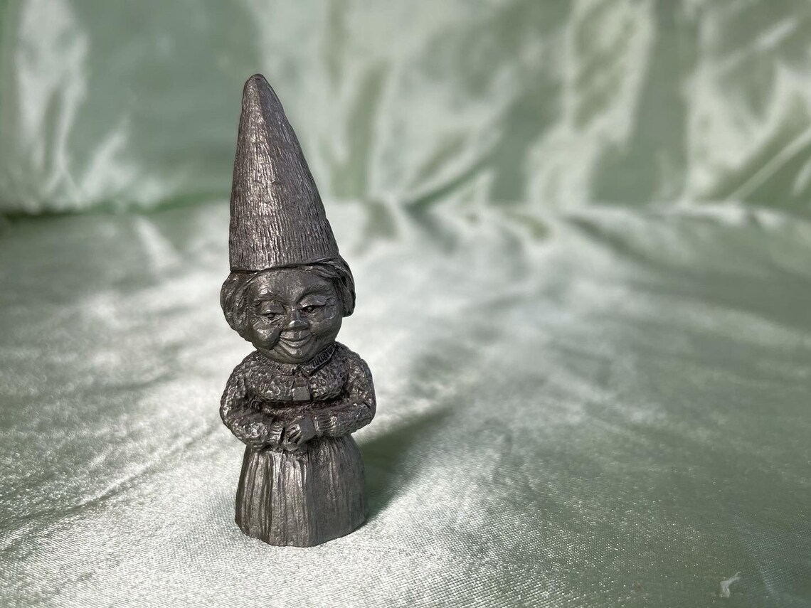 Lead Free Pewter Nisse Gnome Figurine Vintage 1980s Gnome Etsy Canada