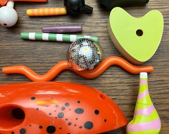 Vintage 18-piece Vintage Zolo Creative Building Set - Misc Pieces 