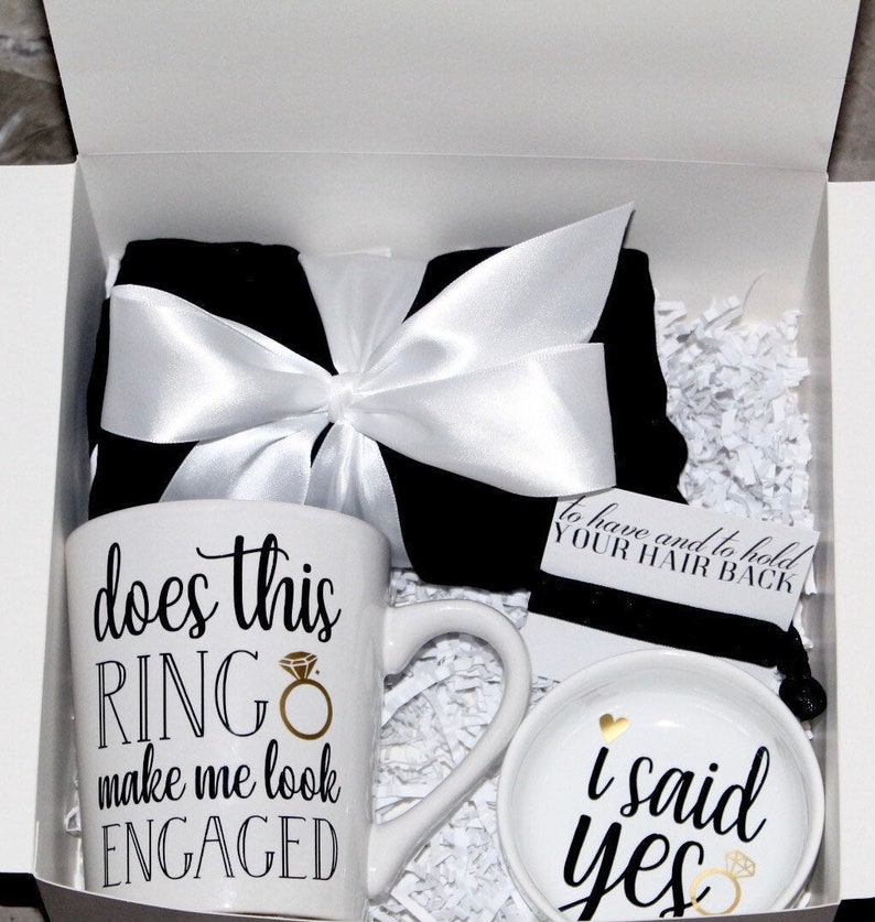 Engagement Gift Bride Gift Box Set Engagement Gift Box Etsy