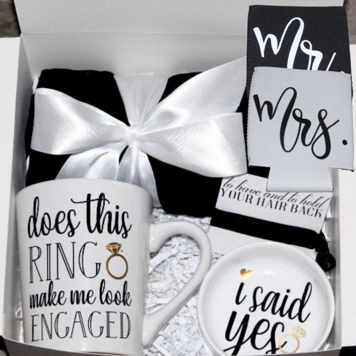 Engagement Gift Bride Gift Box Set Engagement Gift Box Etsy
