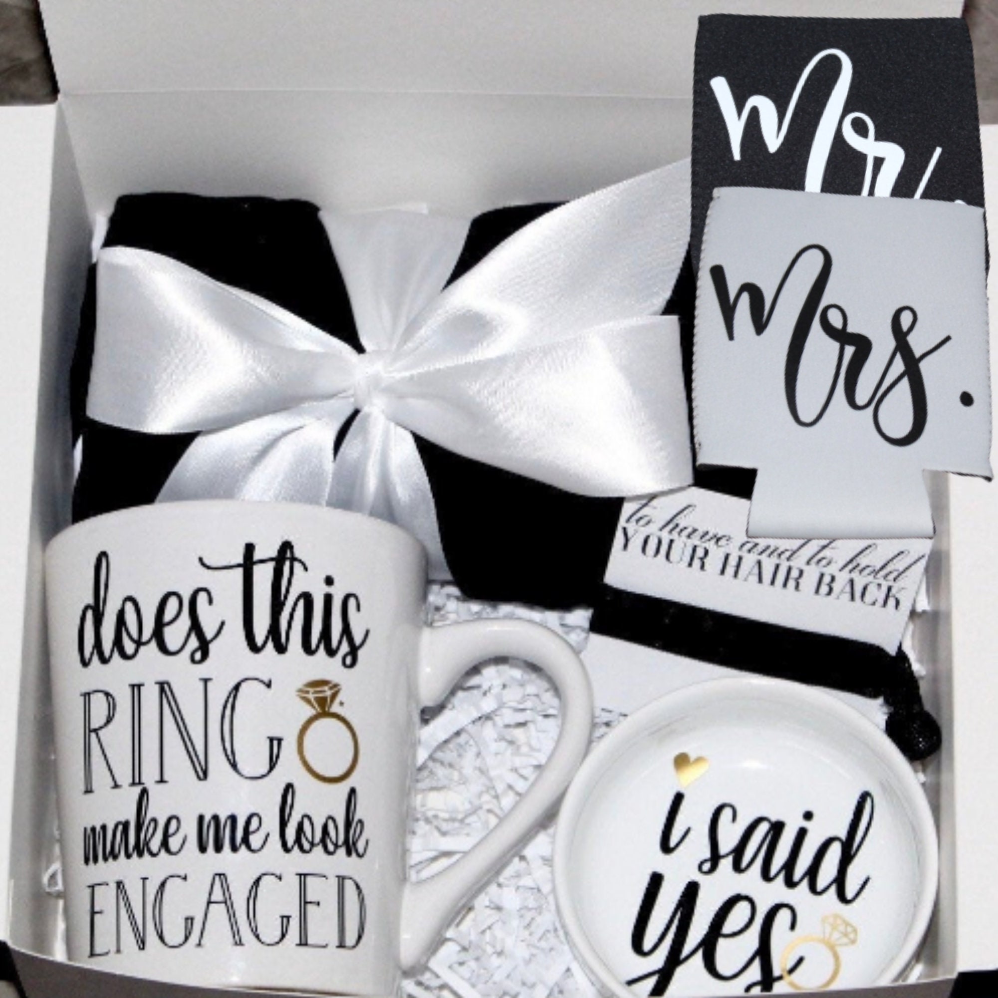 Engagement Gift Bride Gift Box Set Engagement Gift Box Etsy