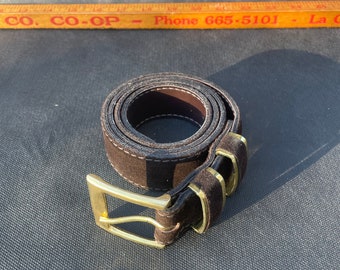 Vintage Snakeskin Belt: Gold Brass Hook, Morris Moskowitz  display picture 2