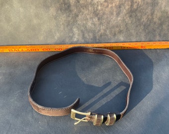 Simple Leather Belt | Morris Moskowitz - Etsy display picture 2
