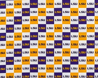 Lsu Fabric Etsy
