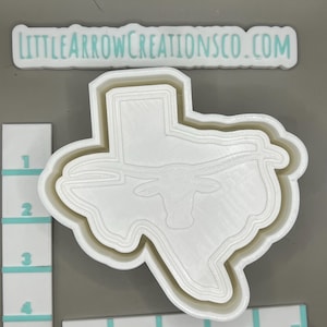Texas Longhorn  Silicone Freshie Mold