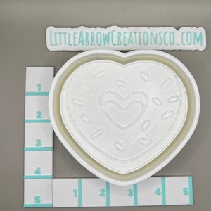 Heart Doughnut Silicone Car Freshie Mold