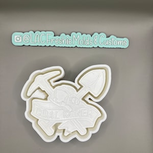 Coal Miner Silicone Freshie Mold