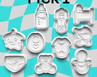 Baby Shower Cookie Cutter Set