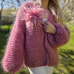 Feather Cardigan - Etsy