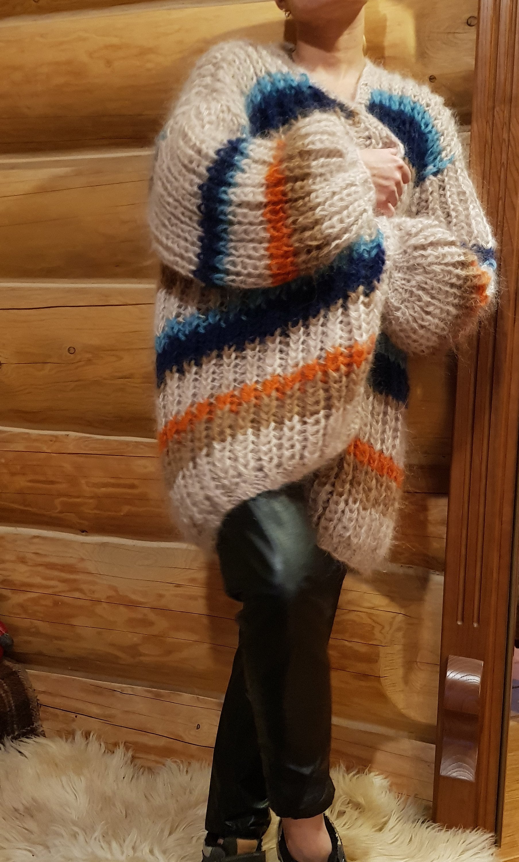 Mohair Oversized Cardigan, Mohair Sweater, Chunky Knit Mohair Oversized Cardigan, Mohair Sweater, Chunky Knit