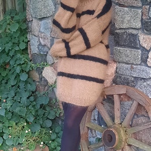 Hand knitted dress