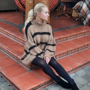 Long mohair sweater