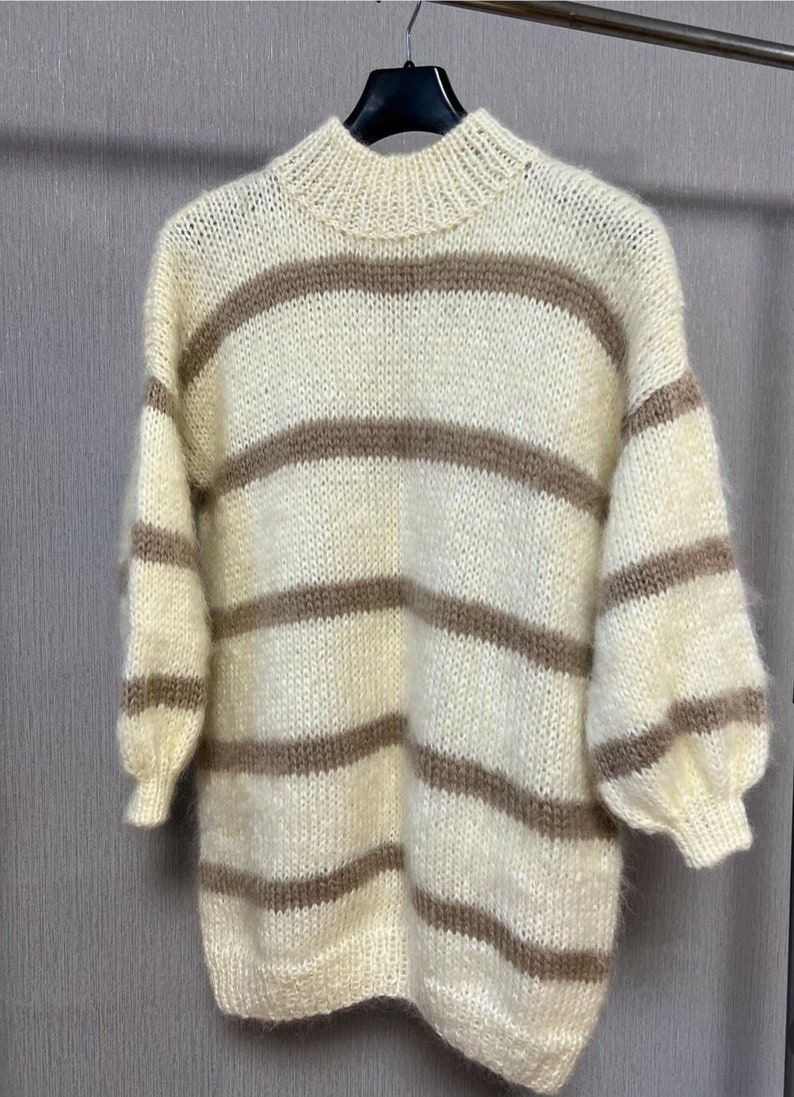 Milk mohair sweater