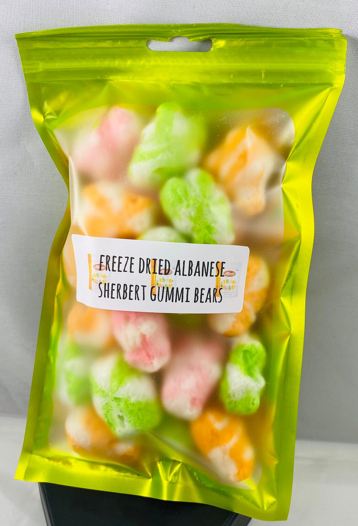 Freeze Dried Albanese Sherbert Gummi Bears Etsy