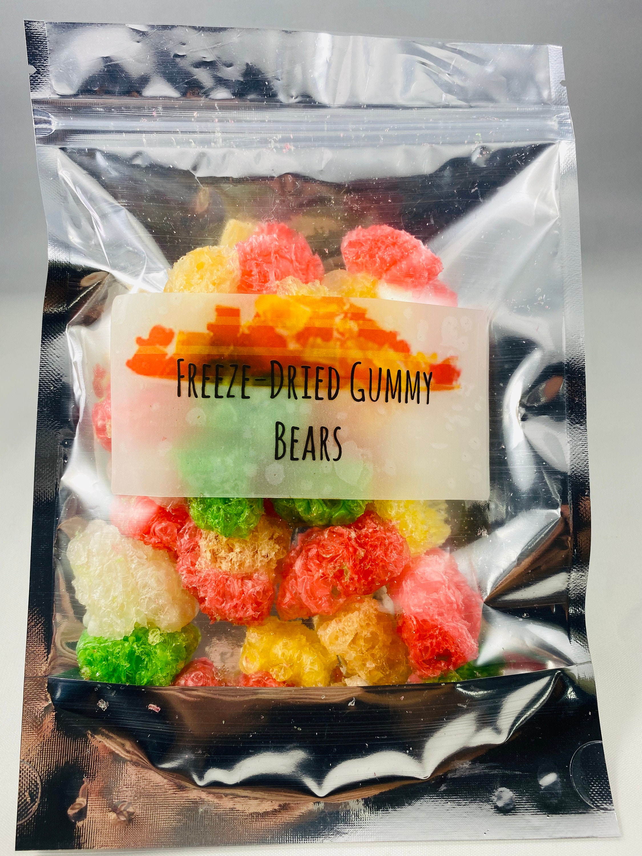 FreezeDried Haribo Gummi Bears Etsy
