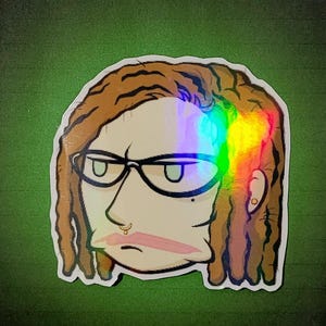 O'Shade P***ed Off holografische emotesticker