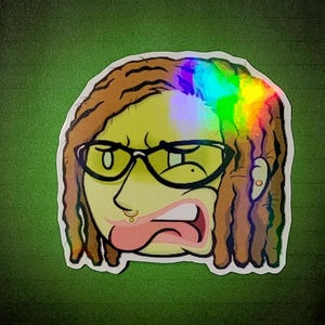 Adesivo olografico Emote disgustato di O'Shade