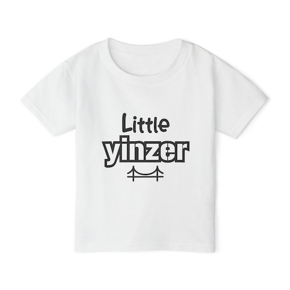 Little Yinzer Toddler T Shirt: Soft Cotton Comfort - Durable Ribbed Collar, OEKO-TEX Certified, Casual Kids Wear