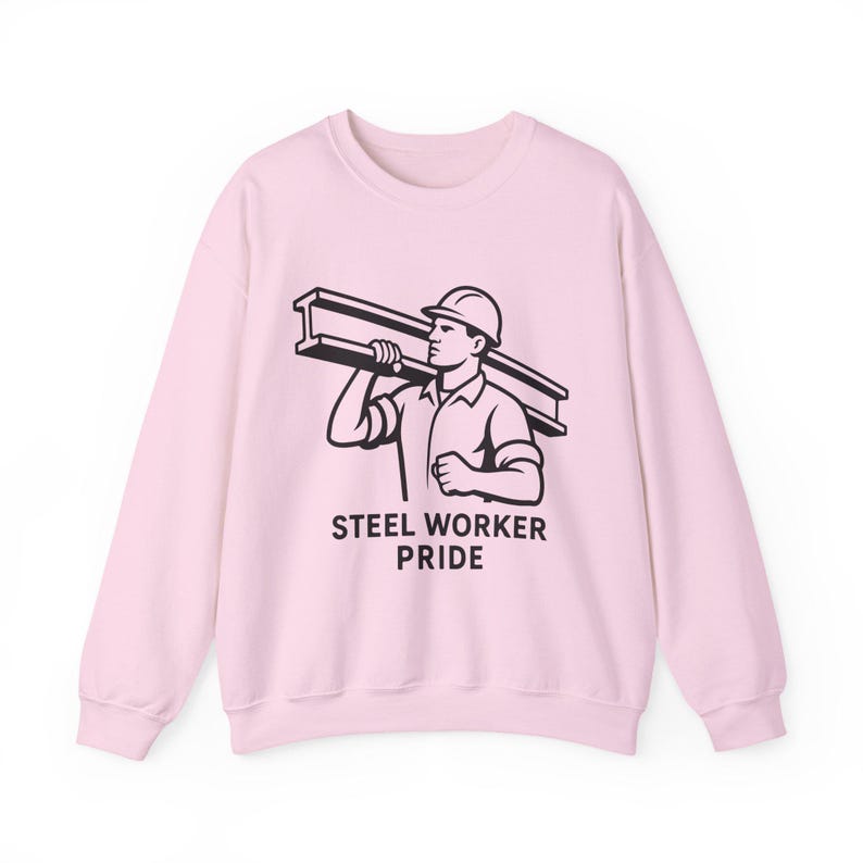 Sudadera unisex de cuello redondo para trabajadores siderúrgicos, diseño Pittsburgh Pride (mezcla gruesa 50 % algodón, tallas S-5XL) imagen 9