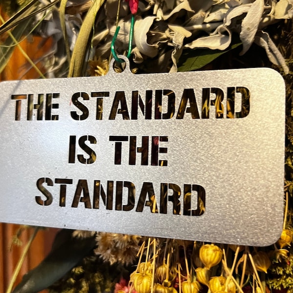 The Standard is the Standard Pittsburgh Steel Christmas Tree Ornament