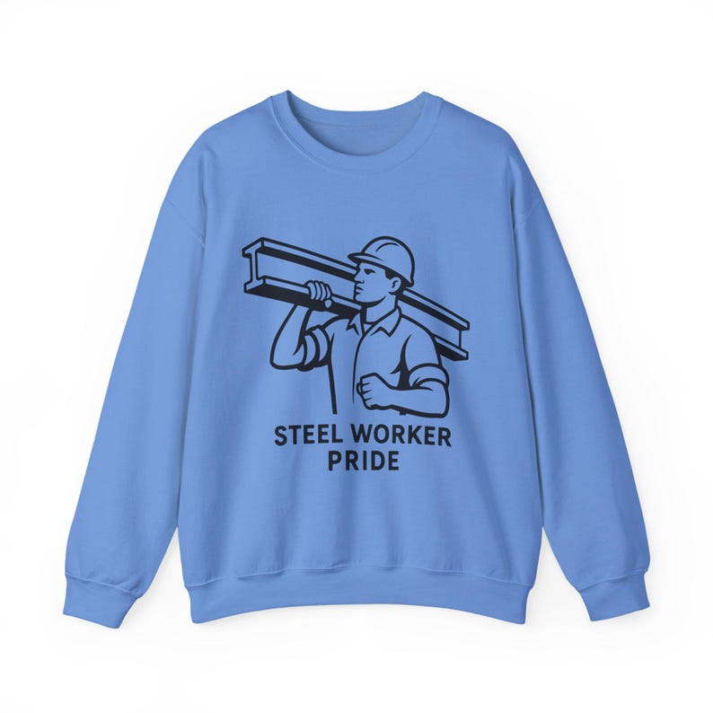 Sudadera unisex de cuello redondo para trabajadores siderúrgicos, diseño Pittsburgh Pride (mezcla gruesa 50 % algodón, tallas S-5XL) imagen 8
