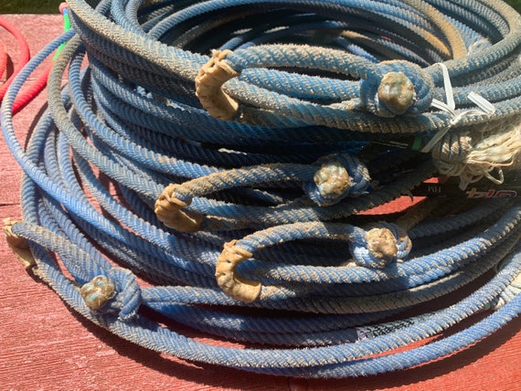 Real Used Cowboy Lariat-lasso Rope-western Decor-farmhouse Decor-rope  Material for Crafts-multiple Colors Available 