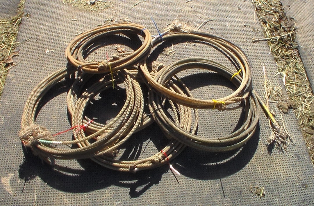 Real Used Cowboy Lariat lasso Rope western Decor farmhouse Decor