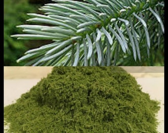 Silver White Spruce Needles powder, Picea engelmannii, Grinded,Organic, Natural Needles