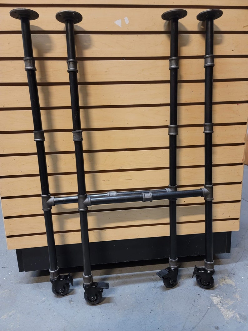 Table Legs With Wheels 25and 4 Locking Mechanismsurban Etsy