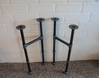 Table Legs,Pipe Table Legs KIT,Industrial Iron Legs, Legs,Table Support,Table Base,Custom Sizes,Furniture, Urban Industrial Table Legs