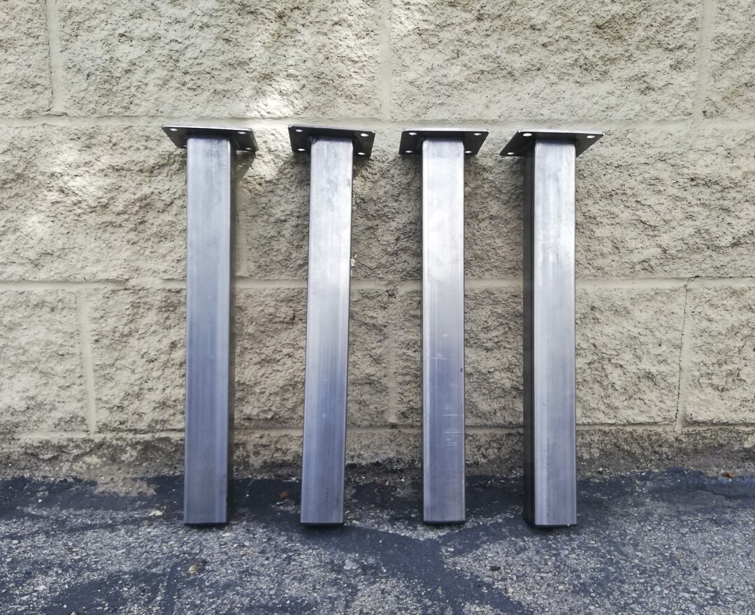 Square Metal Dining Table Legs, Square 2x 2 Steel Legs, Important Information Minimum Required