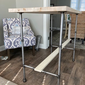Metal Table Legs, Steel Table Legs,KIT for Tabletop,Industrial Urban Table Legs for Pub Table, Industrial Decor Table Legs,Pipe Legs