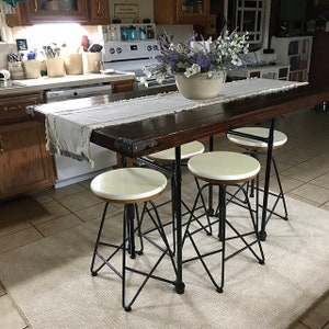 Black Pipe Table Legs KIT,Industrial Iron Legs,Table Legs, Legs,Table Support,Table Base,Custom Sizes,Furniture, Urban Industrial Table Legs