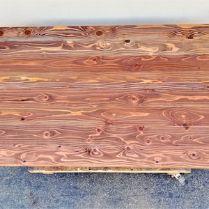 Handmade Special Walnut Reclaimed Wood Table Top: Rustic Solid Wood