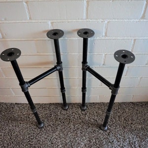 41"Table Legs,Pipe Table Legs KIT,Industrial Iron Legs, Legs,Table Support,Table Base,Custom Sizes,Furniture, Urban Industrial Table Legs