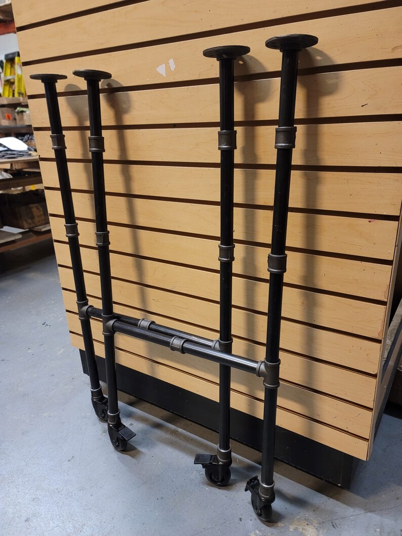 Table Legs With Wheels 25and 4 Locking Mechanismsurban Etsy
