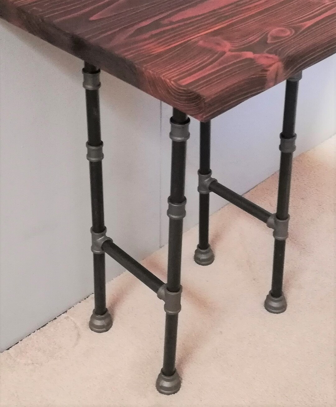 Pipe Table Legs Black Pipe Table Base Metal Table Legs Etsy