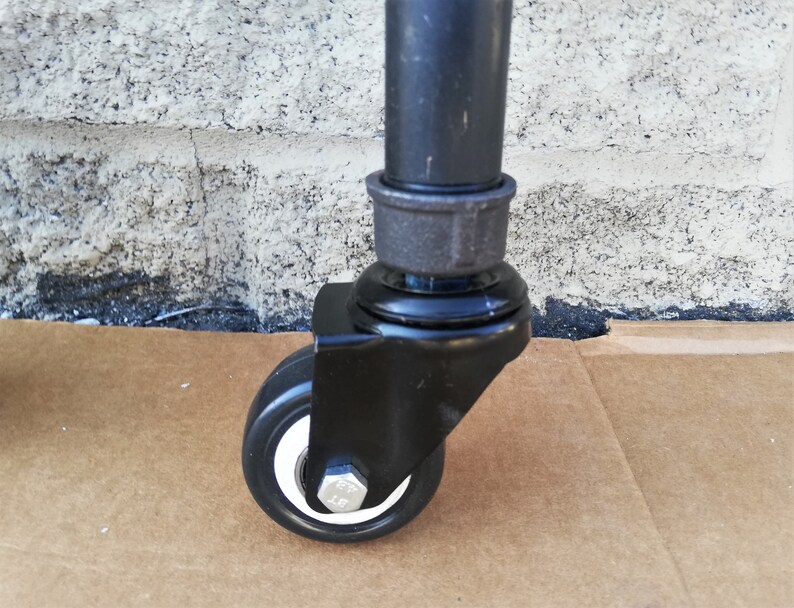 Table Legs with Wheels and 2 Locking MechanismsUrban Black Etsy