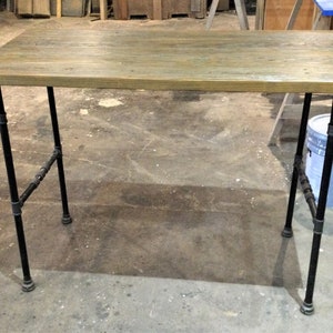 Design Dining Table, Heavy Duty Sturdy Steel Legs With Granite Top