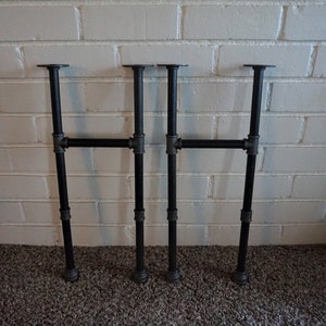 Table Legs,Pipe Table Legs KIT,Industrial Iron Legs, Legs,Table Support,Table Base,Custom Sizes,Furniture, Urban Industrial Table Legs