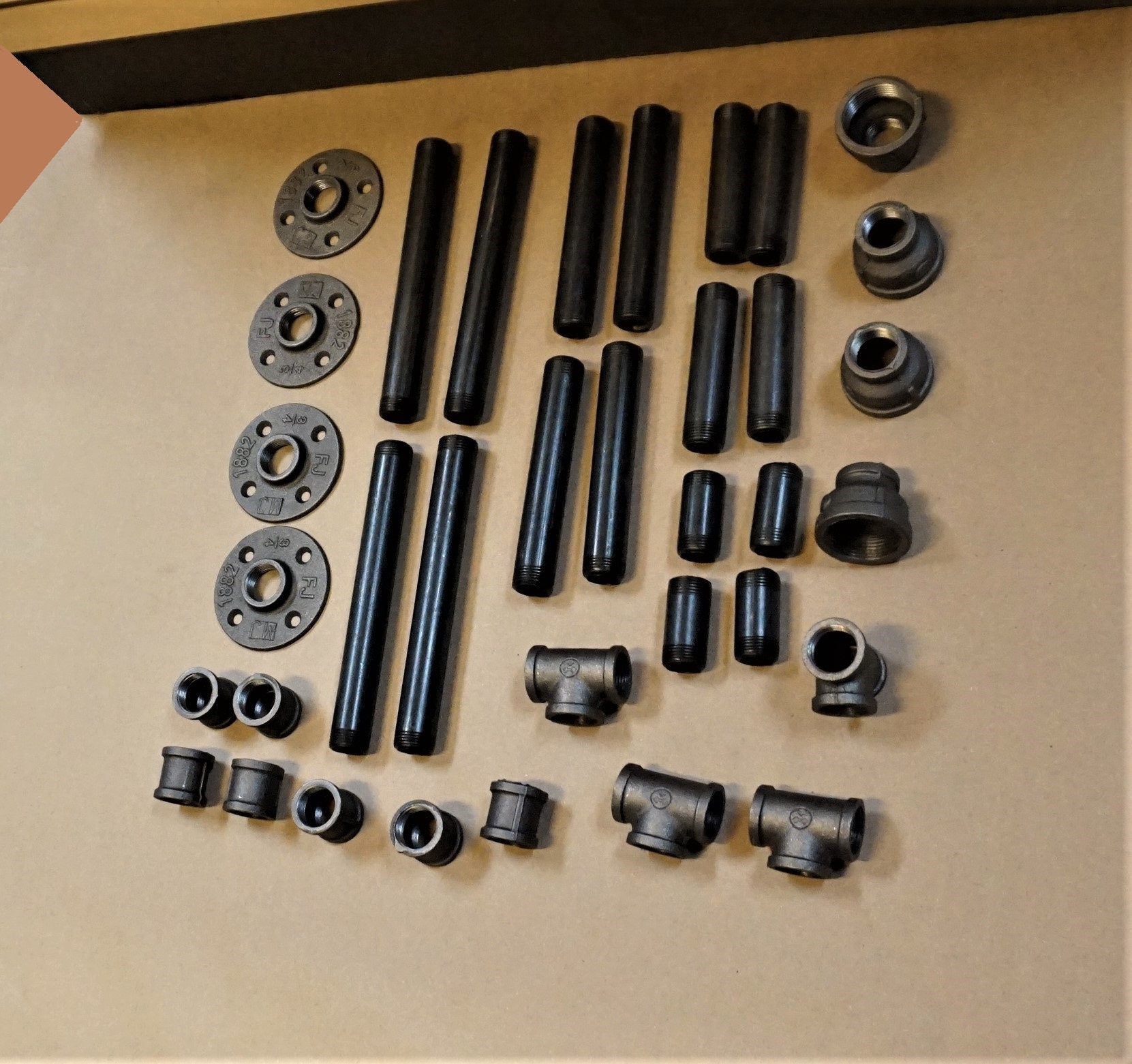 Black Pipe Legs KIT DIY for Tabletopindustrial Iron Pipe Etsy