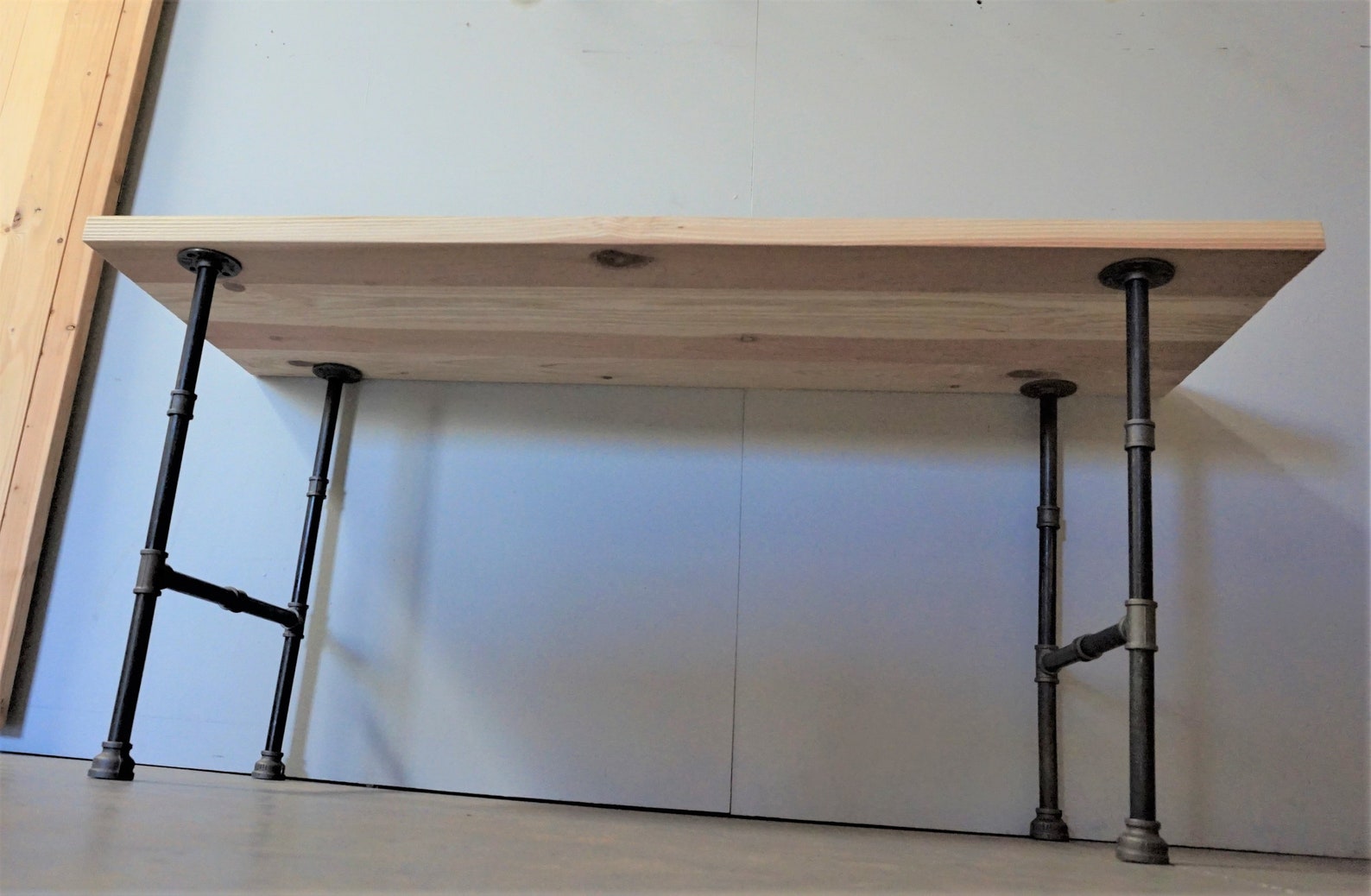 DIY Industrial Black Pipe Table Legs Black Steel Pipe Coffee Etsy