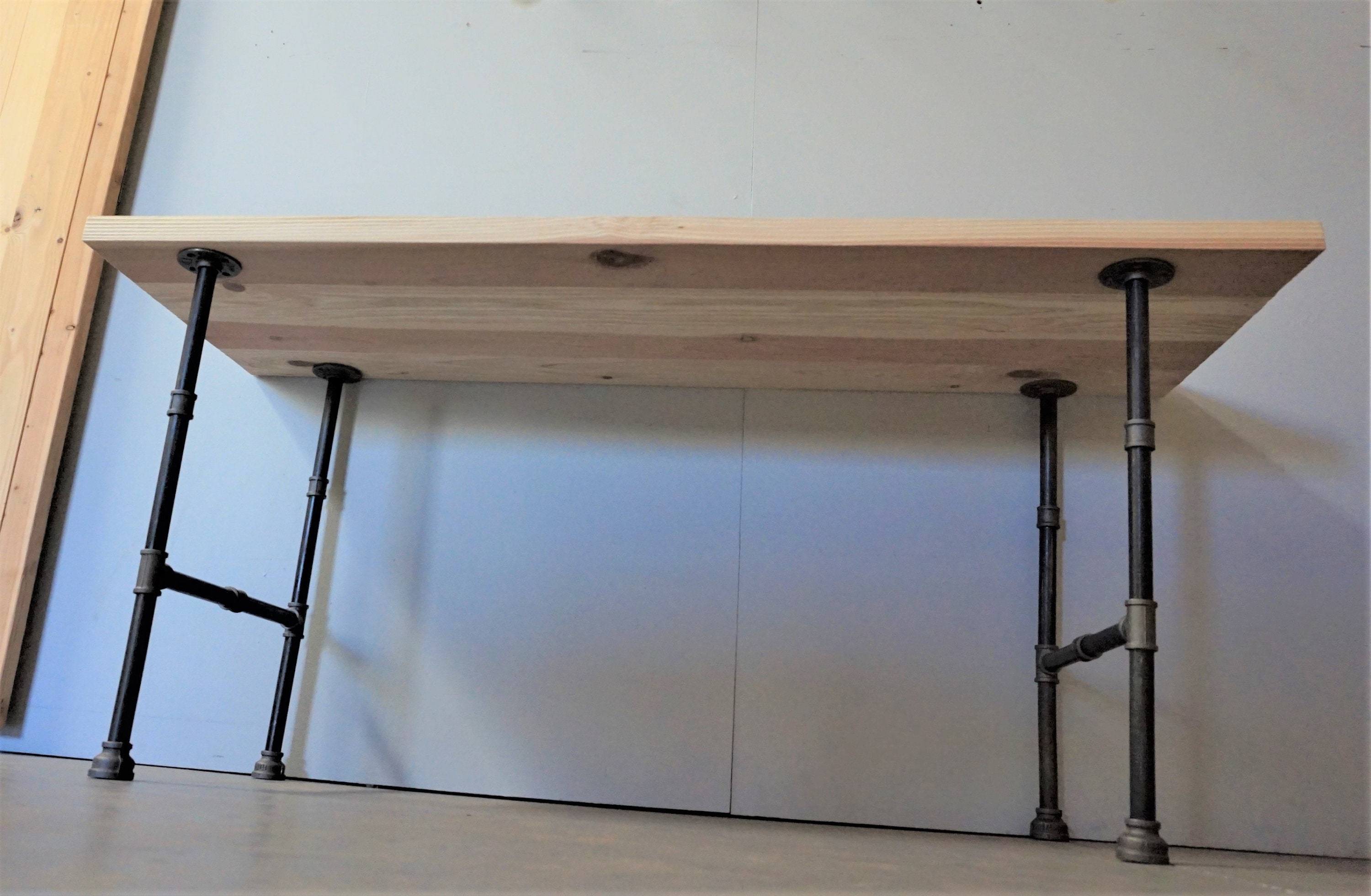 DIY Industrial Black Pipe Table Legs Black Steel Pipe Coffee Etsy