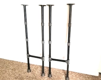 Industrial Iron Pipe Table Legs Kit, Furniture DIY