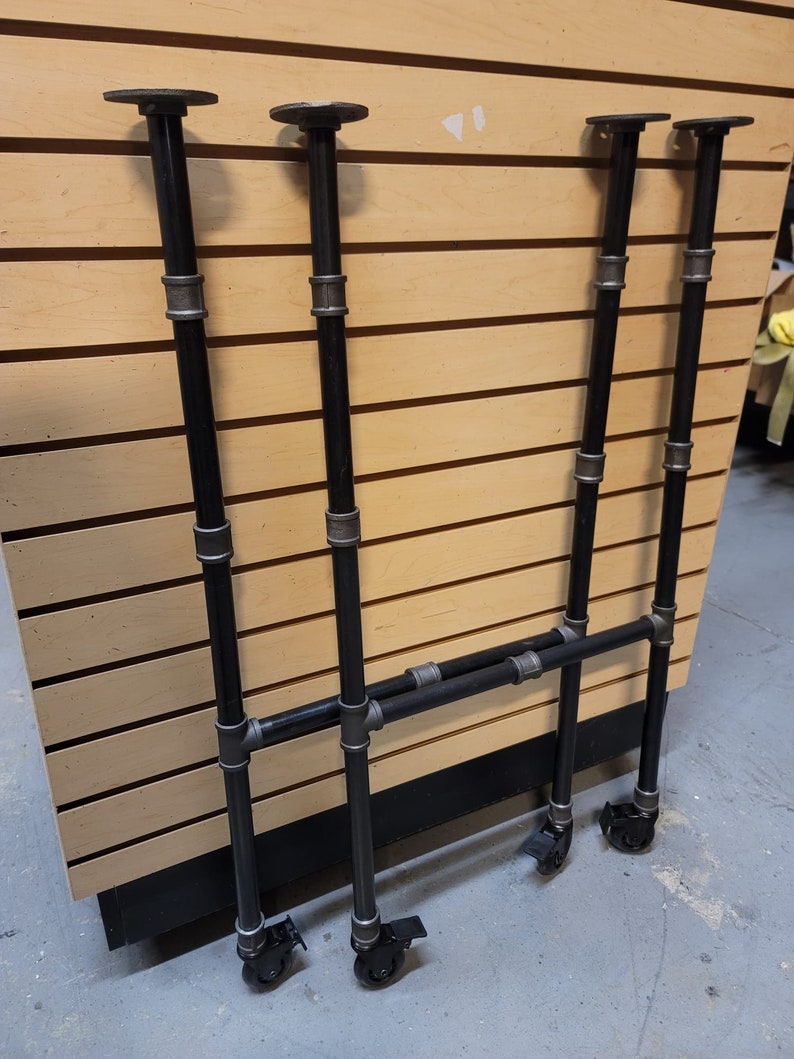 Table Legs With Wheels 25and 4 Locking Mechanismsurban Etsy