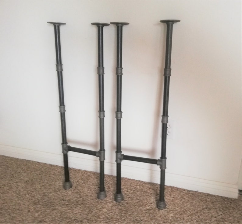Pipe Table Legs Black Pipe Table Base Metal Table Legs Etsy