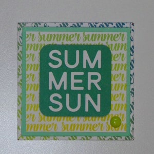 Summer Sun Mini Card