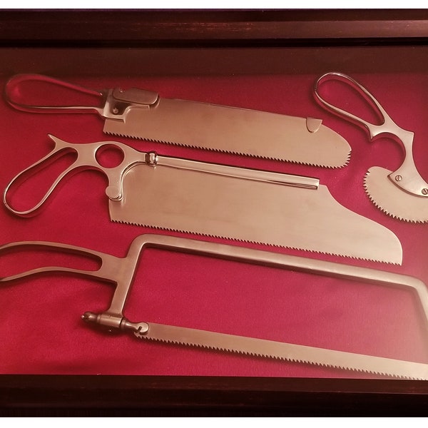Amputation Saws Shadow Box Set