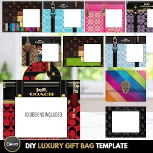 DIY Handbag Box Template | Purse Template | Luxury Gift bag