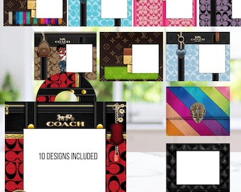 DIY Handbag Box Template | Purse Template | Luxury Gift bag